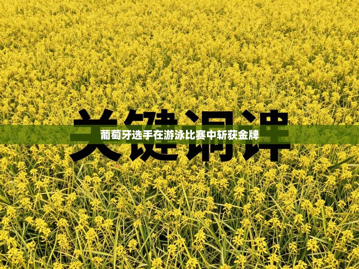 葡萄牙选手在游泳比赛中斩获金牌 第2张